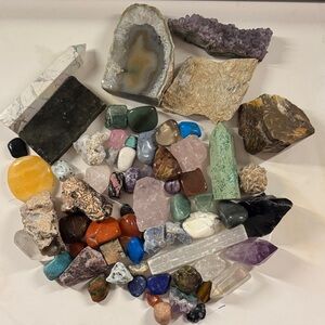 Assorted crystal/rock collection